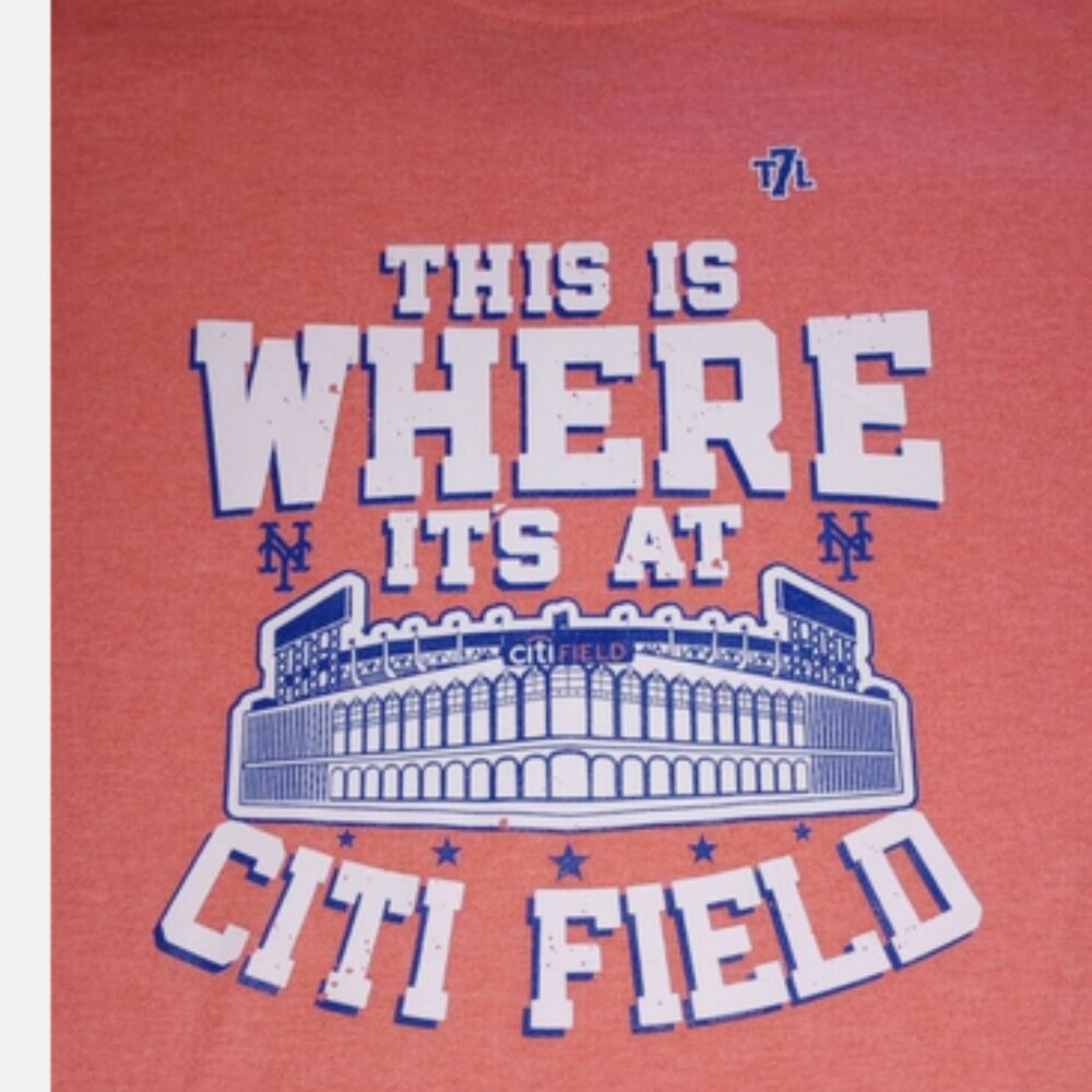 The 7-Line New York Mets T-shirt This Is Where It’s At Citi Field